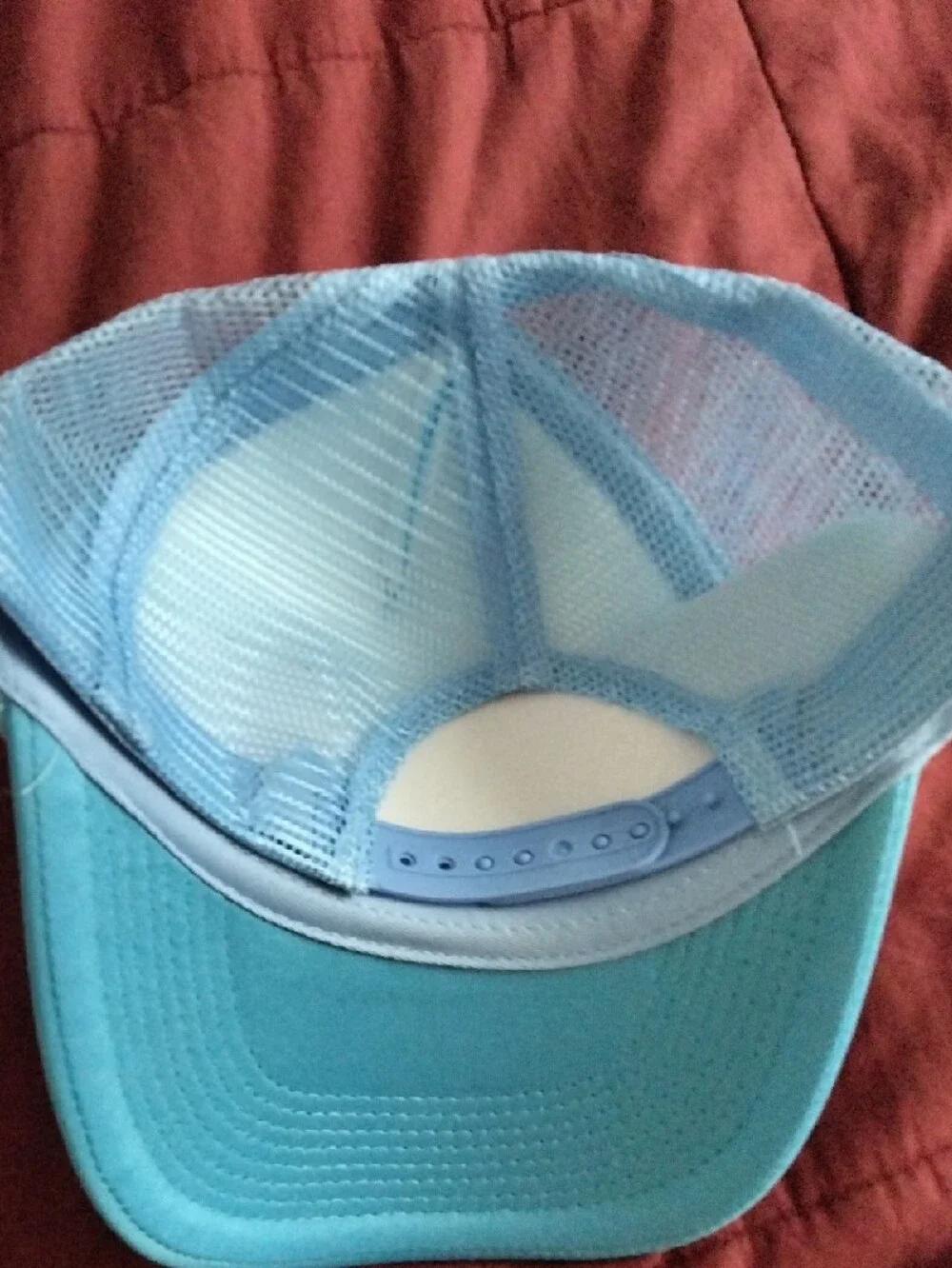 LONG DRINK RARE Snapback Trucker Hat Light Blue/White NEW OS